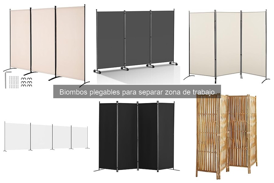 Guía de compra de biombos plegables para separar espacios