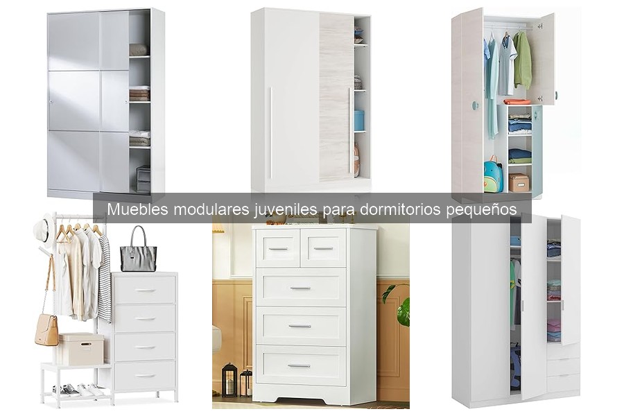 Guía de compra de muebles modulares juveniles para espacios pequeños
