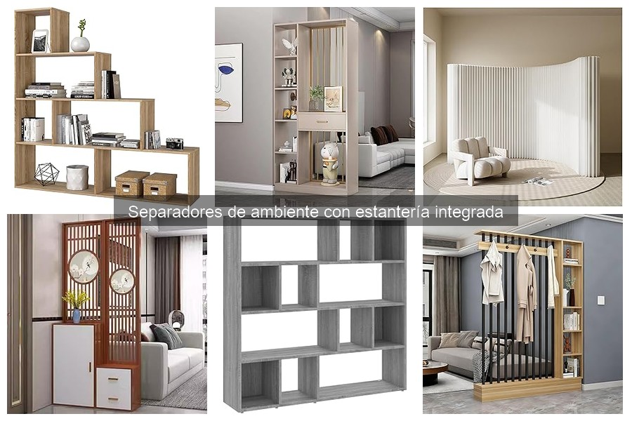 Guía de compra de separadores de ambiente con estantería