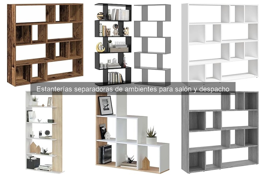 Guía de instalación de estanterías separadoras para salón y despacho