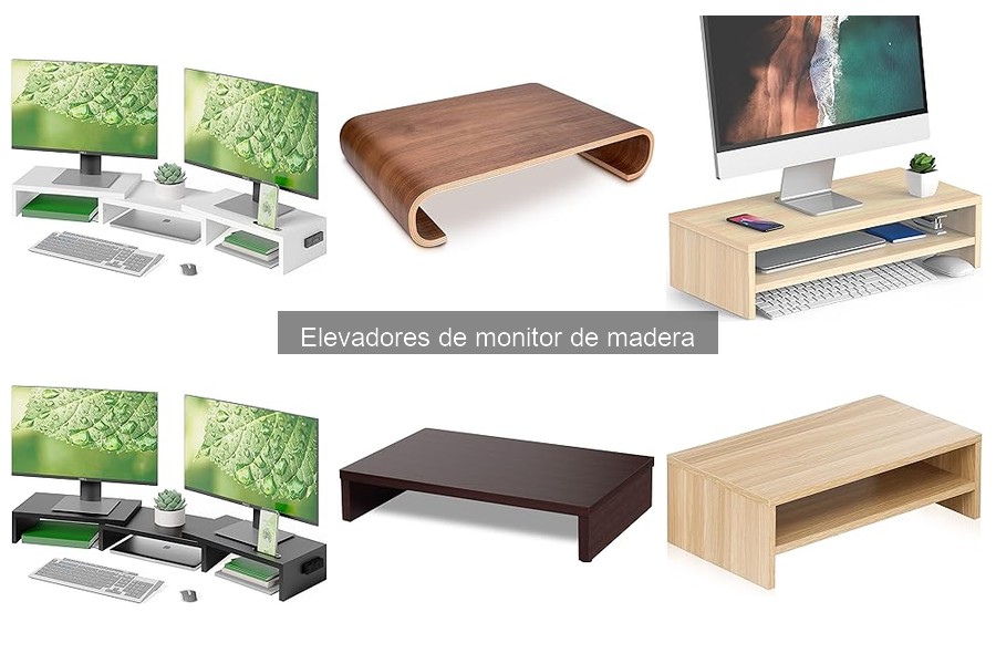 Guía de Instalación para Elevadores de Monitor de Madera