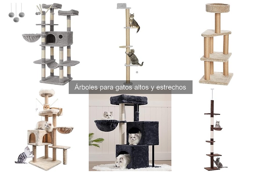Guía para elegir el mejor árbol para gatos alto y estrecho