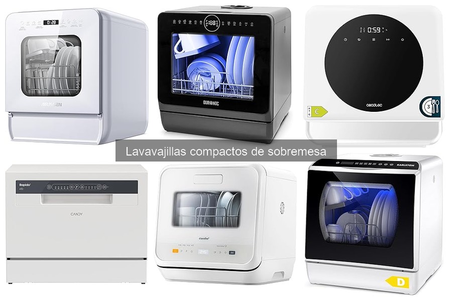 Guía para elegir el mejor lavavajillas compacto de sobremesa