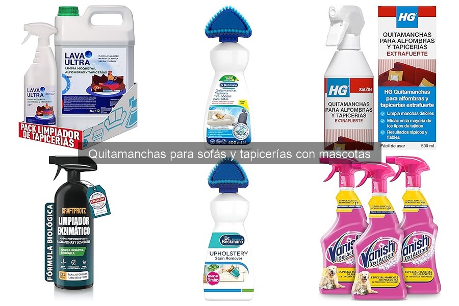 Guía para elegir el mejor quitamanchas para tapicerías