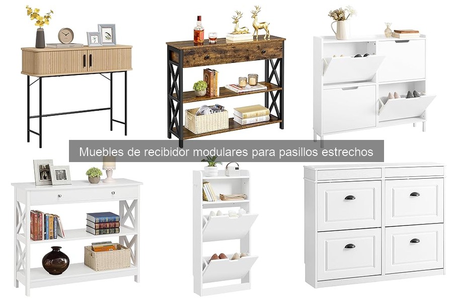 Guía para Elegir el Mejor Recibidor Modular para Pasillos Estrechos