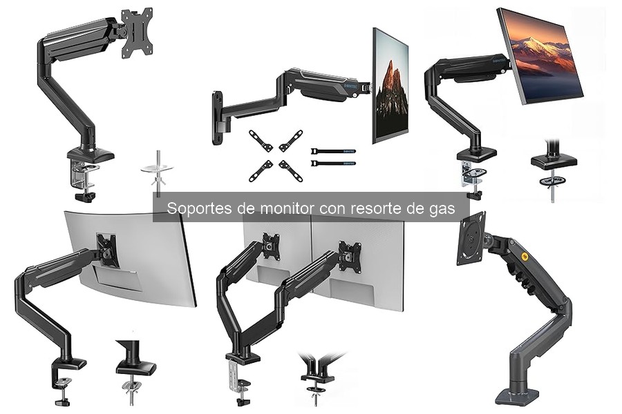 Guía para Elegir el Mejor Soporte de Monitor con Resorte de Gas