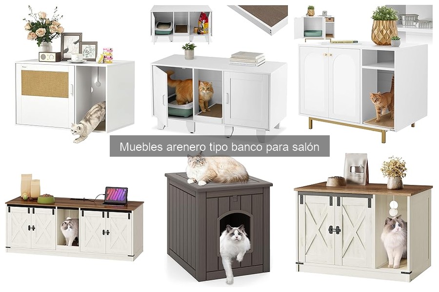 Guía para elegir el mueble arenero tipo banco perfecto