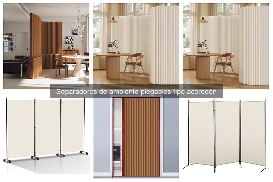 ** Guía para elegir el separador de ambiente plegable acordeón