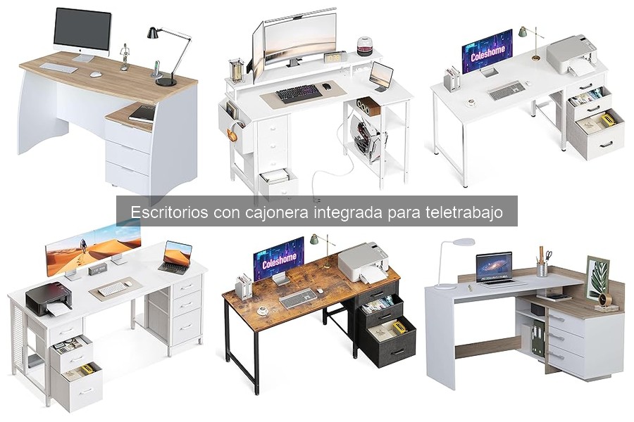 Guía para elegir escritorios con cajonera integrada