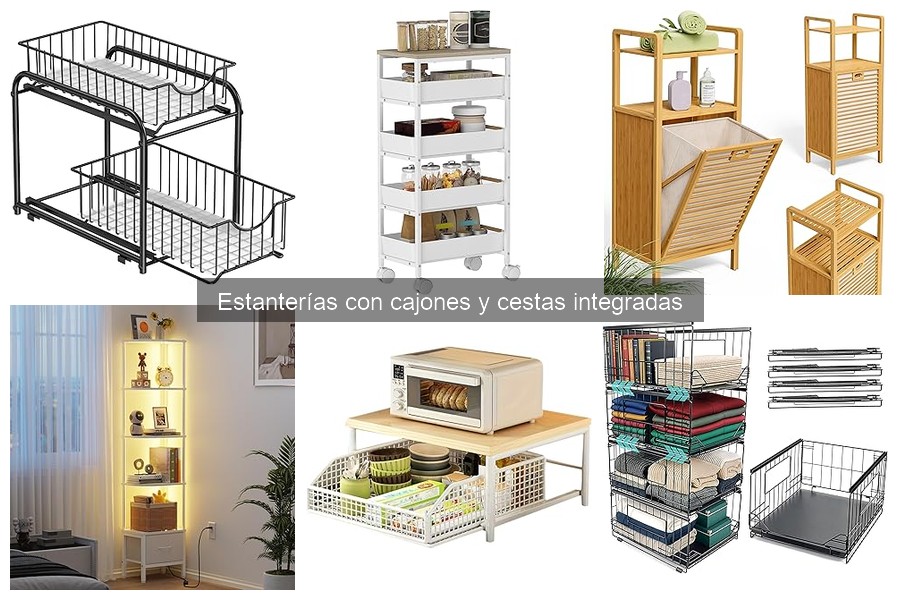 Guía para Elegir Estanterías con Cajones y Cestas Integradas