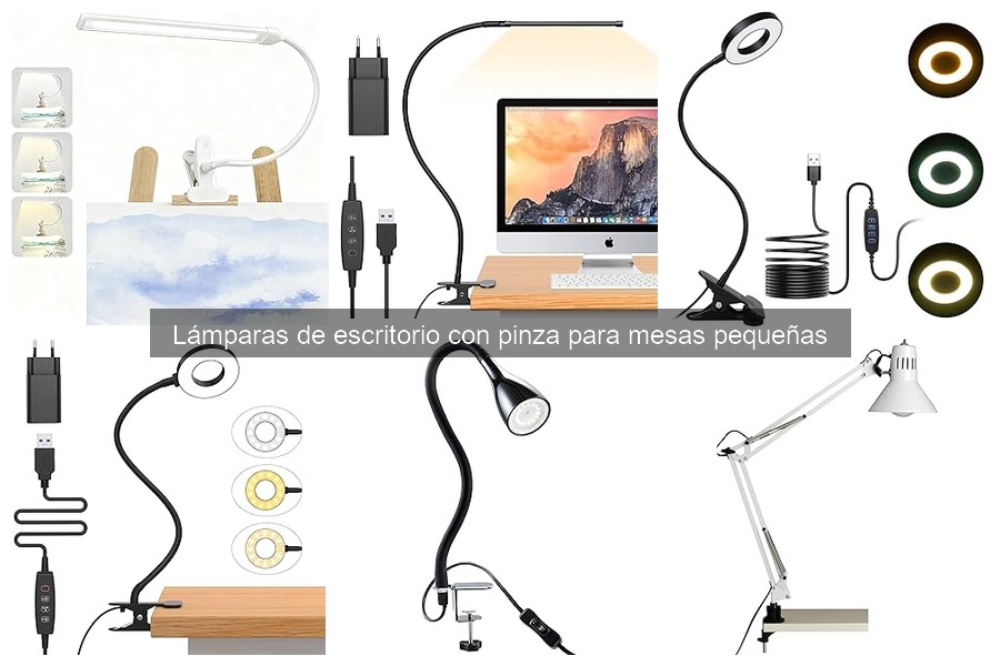 Guía para elegir la lámpara de escritorio con pinza adecuada