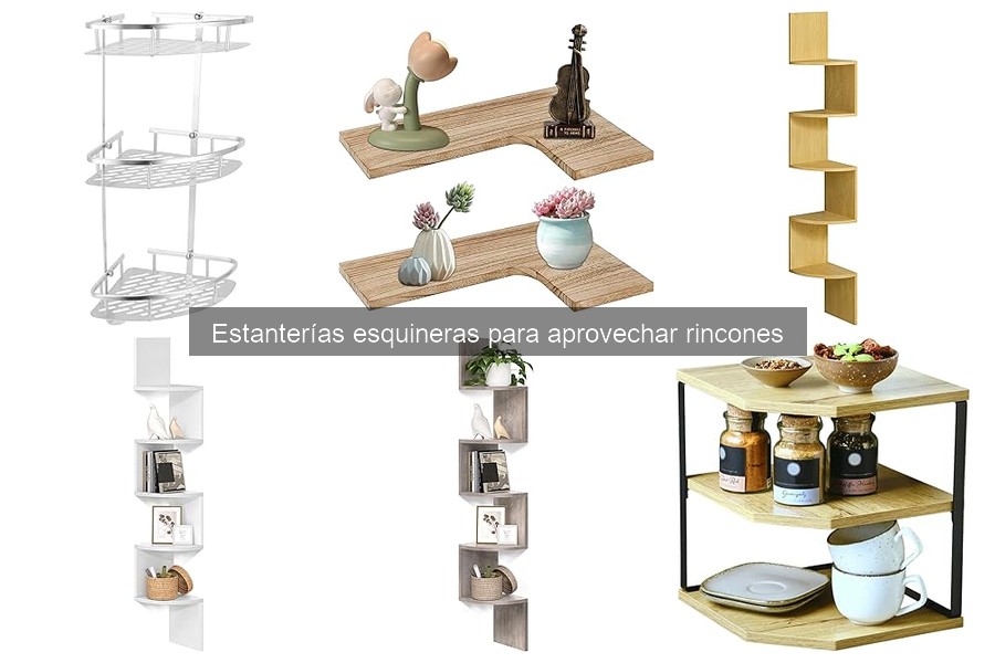Guía para elegir la mejor estantería esquinera