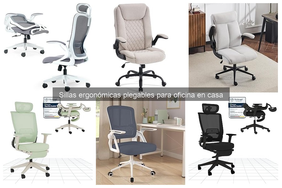 Guía para elegir la mejor silla ergonómica plegable