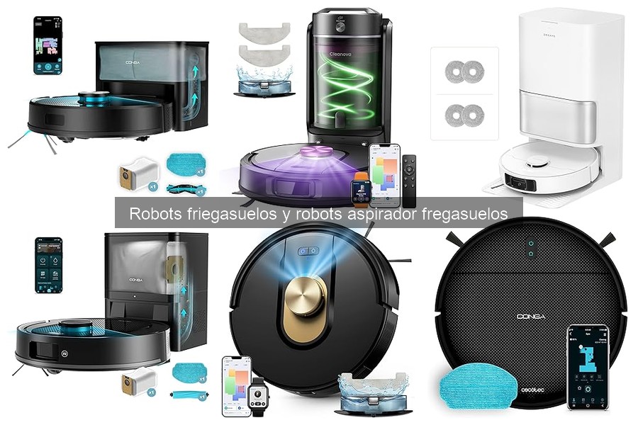 Guía para elegir robot aspirador fregasuelos según tamaño