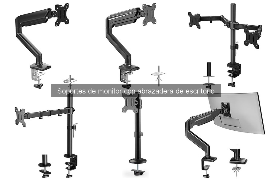 Guía para elegir un soporte de monitor con abrazadera