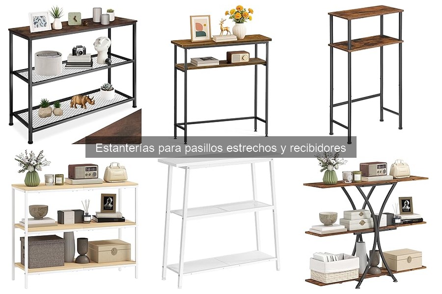 Ideas Creativas de Decoración con Estanterías en Pasillos Estrechos