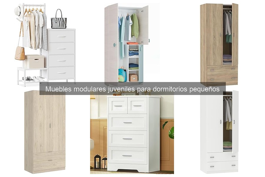 Ideas creativas de decoración con muebles modulares juveniles