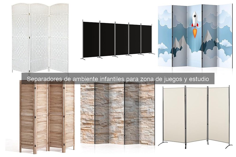 Ideas creativas para decorar separadores infantiles en casa