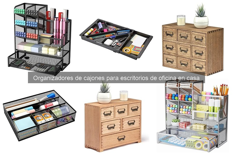 Ideas creativas para organizar cajones de oficina en casa
