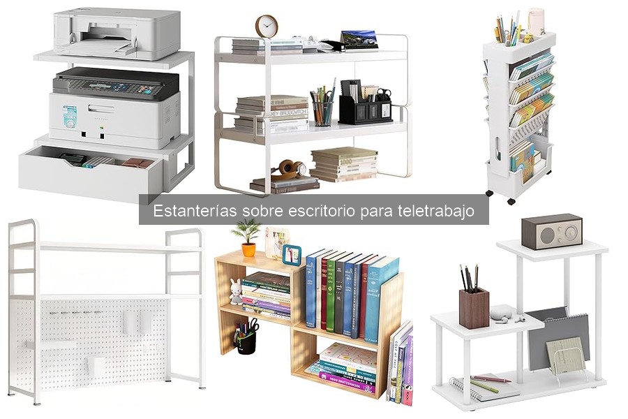 Ideas creativas para organizar tu escritorio con estanterías