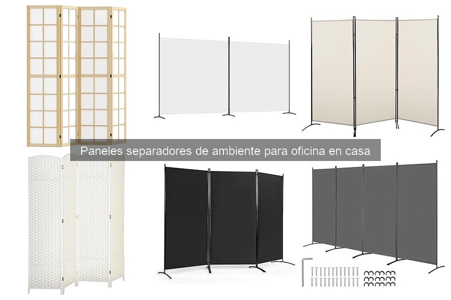 Ideas creativas para paneles separadores en oficinas