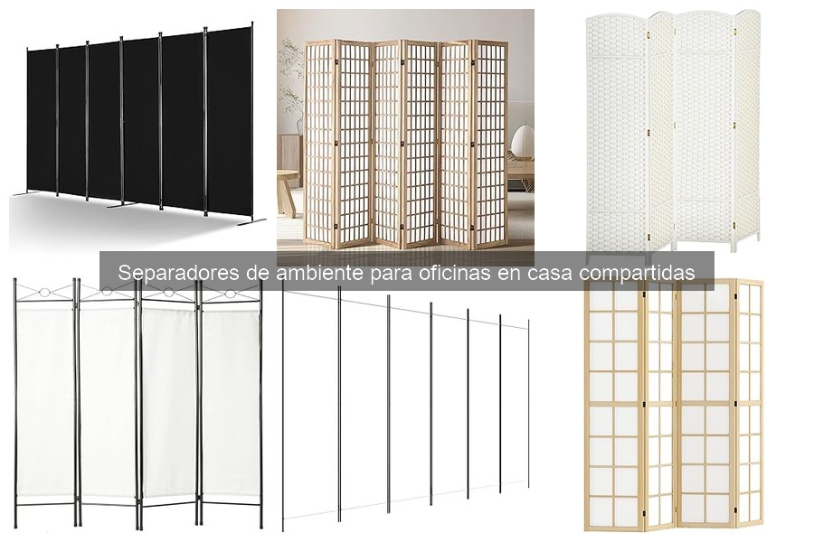 Ideas creativas para separar ambientes en oficinas en casa