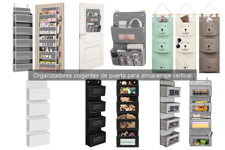 Ideas creativas para usar organizadores colgantes de puerta