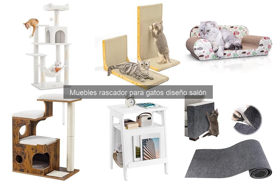 Ideas de decoración con muebles rascadores para gatos