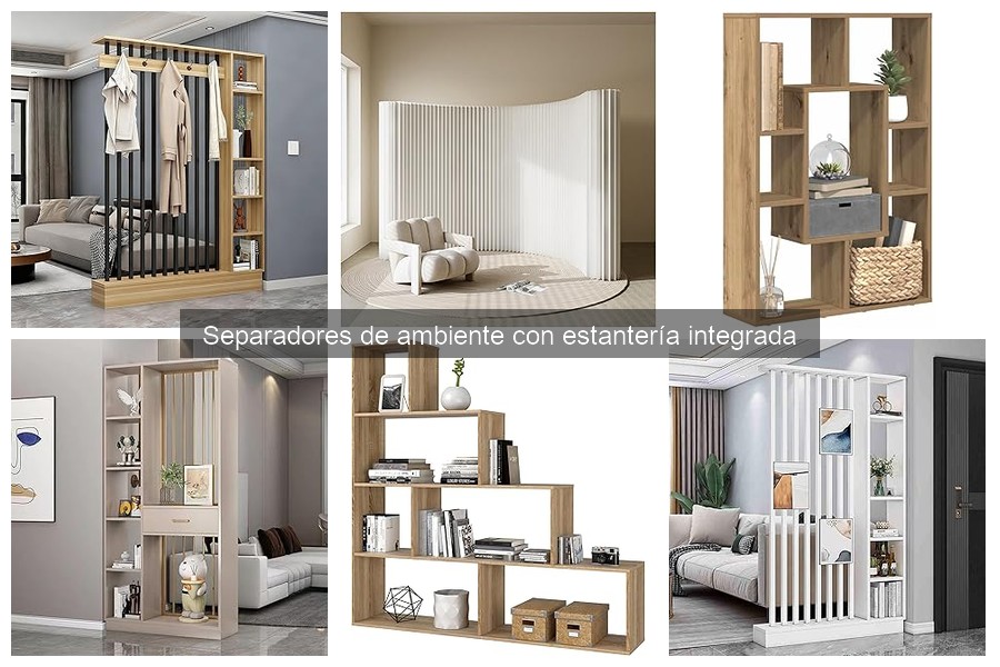 Ideas de Decoración con Separadores de Ambiente y Estanterías