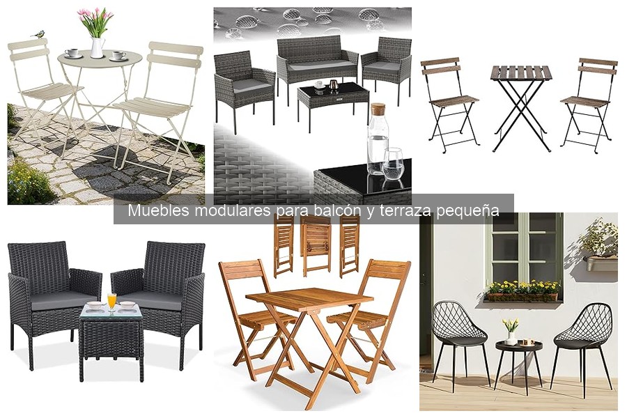 Ideas de Decoración para Terrazas con Muebles Modulares