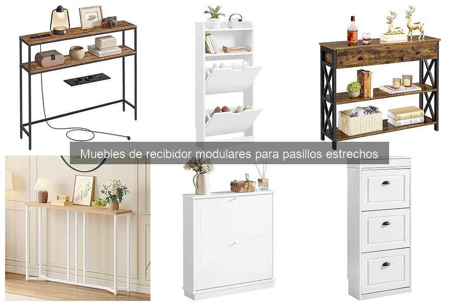 Ideas para Muebles de Recibidor Modulares en Pasillos Estrechos