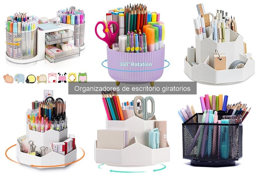 Ideas prácticas para organizar tu escritorio giratorio