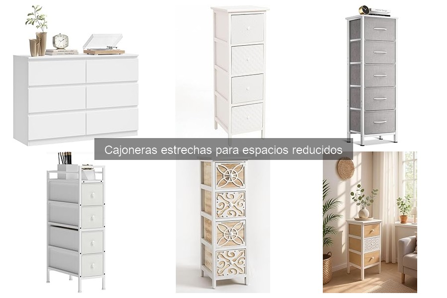 Instrucciones para montar cajoneras estrechas fácilmente