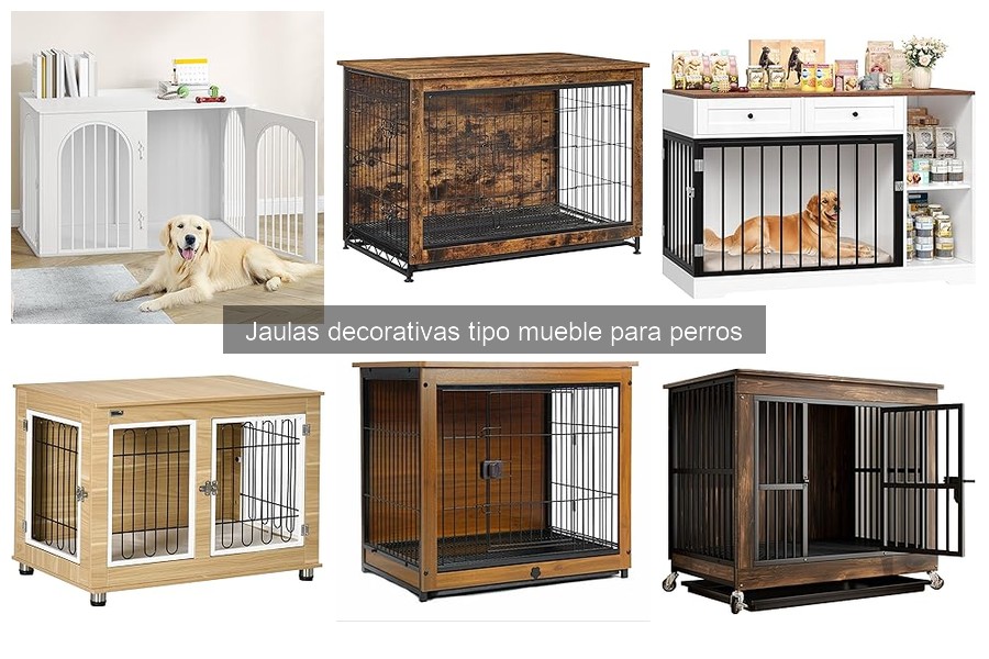Jaulas decorativas tipo mueble para perros: ¿qué son y características?
