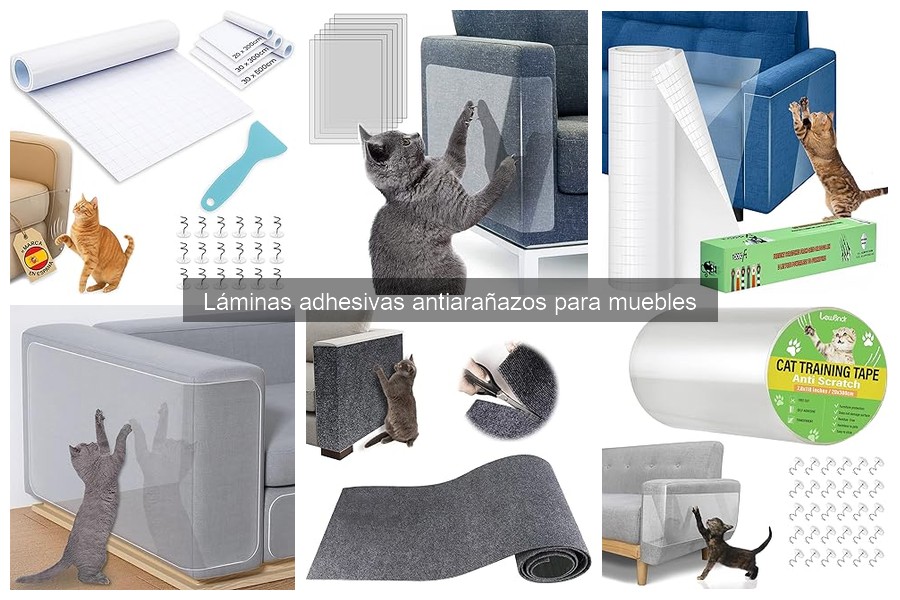 Láminas adhesivas antiarañazos: protección para muebles