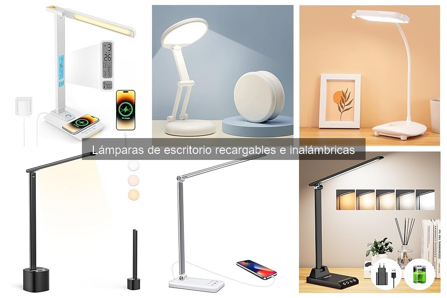 Lámparas de escritorio recargables e inalámbricas: ¿qué son?
