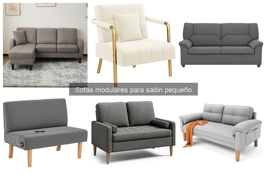 Las últimas tendencias en sofás modulares para salones pequeños