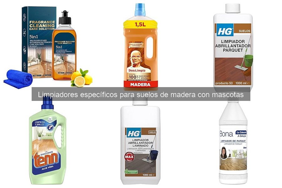 Limpiadores seguros para suelos de madera con mascotas