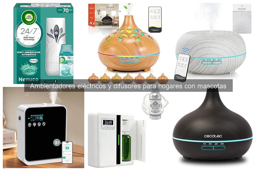 Mantenimiento de ambientadores eléctricos para hogares con mascotas