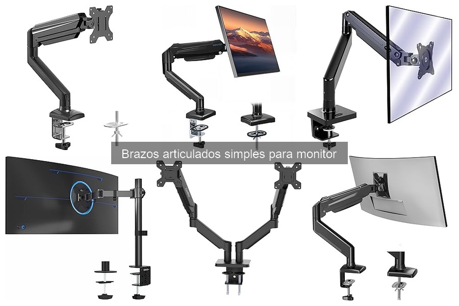 Mantenimiento de brazos articulados para monitores