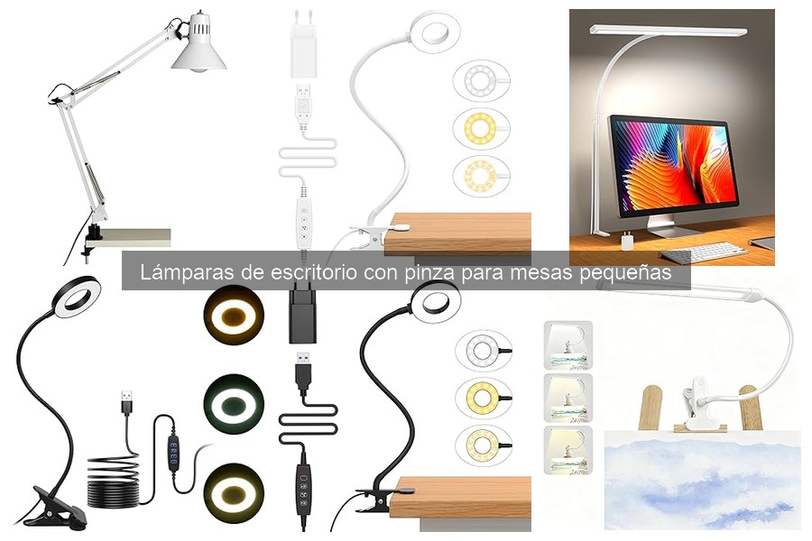 Mantenimiento de lámparas de escritorio con pinza: guía práctica