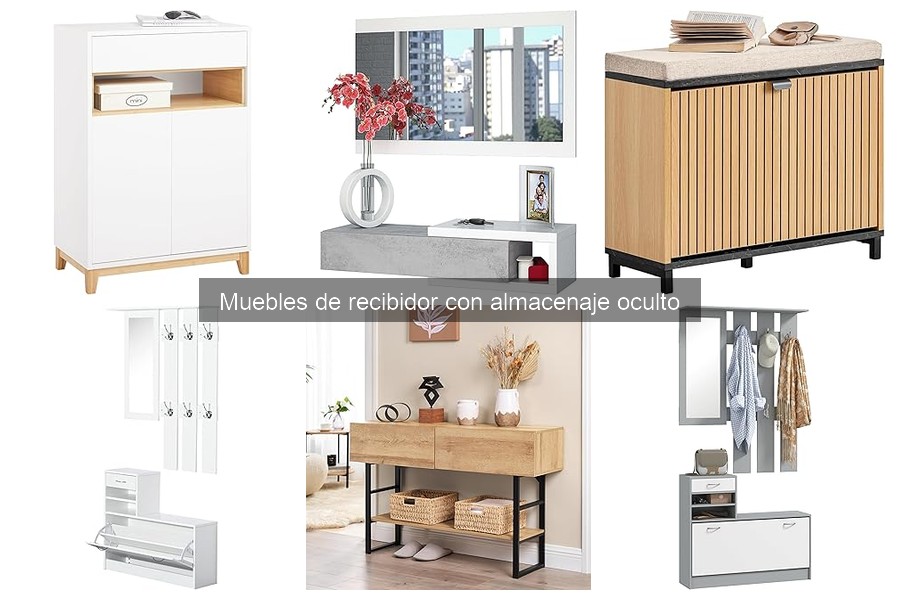 Mantenimiento de muebles de recibidor con almacenaje oculto