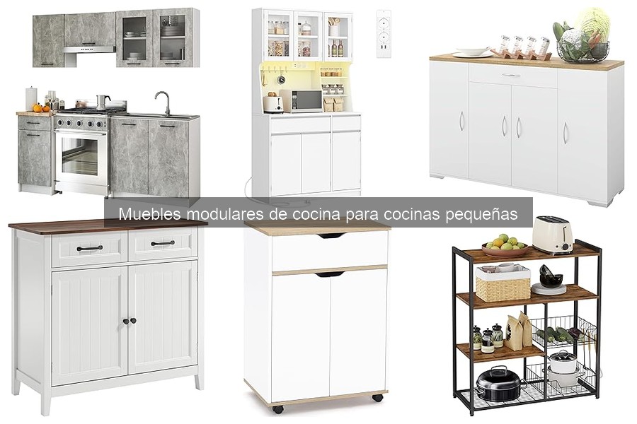 Mantenimiento de muebles modulares para cocinas pequeñas