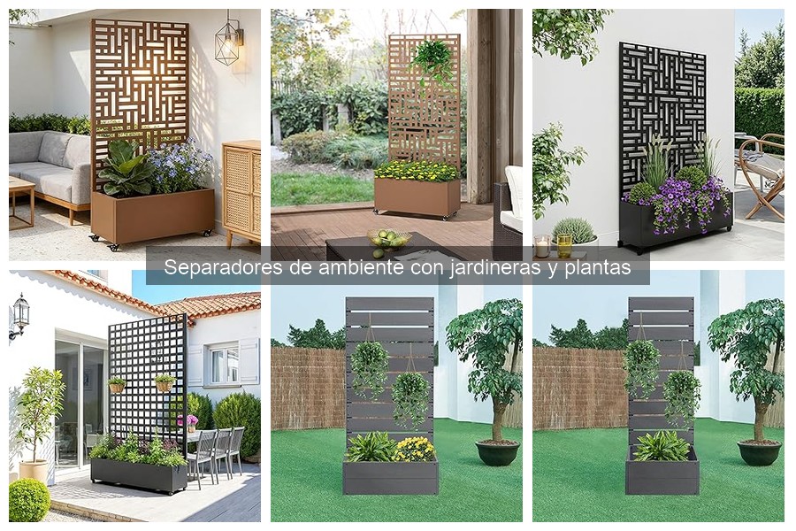 Mantenimiento de Separadores de Ambiente con Jardineras