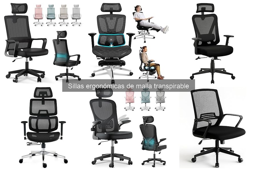 Mantenimiento de Sillas Ergonómicas de Malla Transpirable