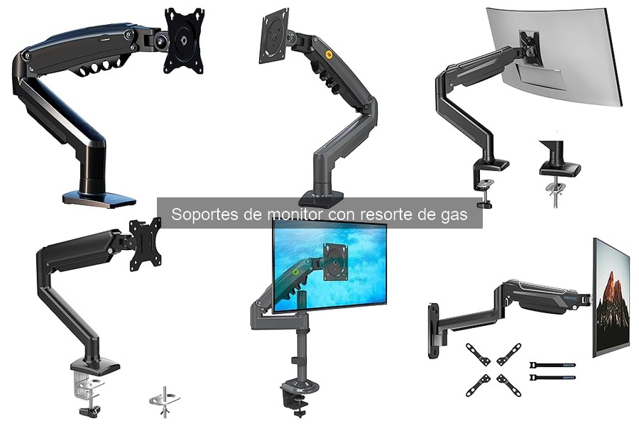 Mantenimiento de Soportes de Monitor con Resorte de Gas