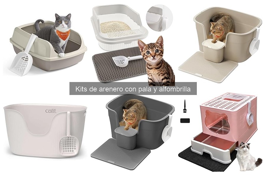 Mantenimiento y limpieza de kits de arenero para gatos