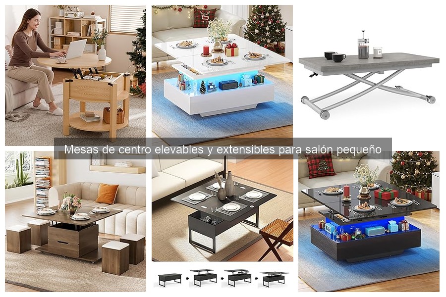 Materiales duraderos para mesas de centro elevables