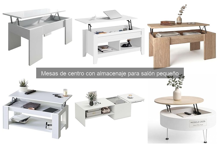 Mejora tu salón: Accesorios para mesas de centro con almacenaje