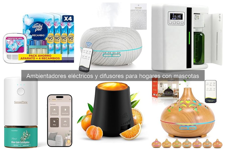 Mejores ambientadores eléctricos para hogares con mascotas